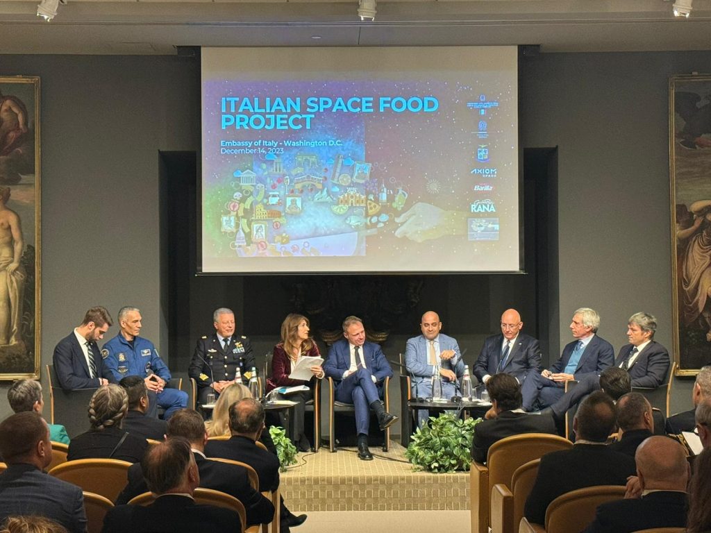 conferenza stampa italian space food project