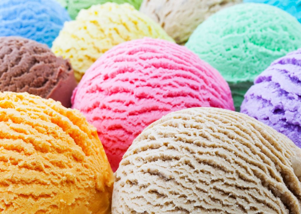 l'ice cream fa uso smodato di coloranti