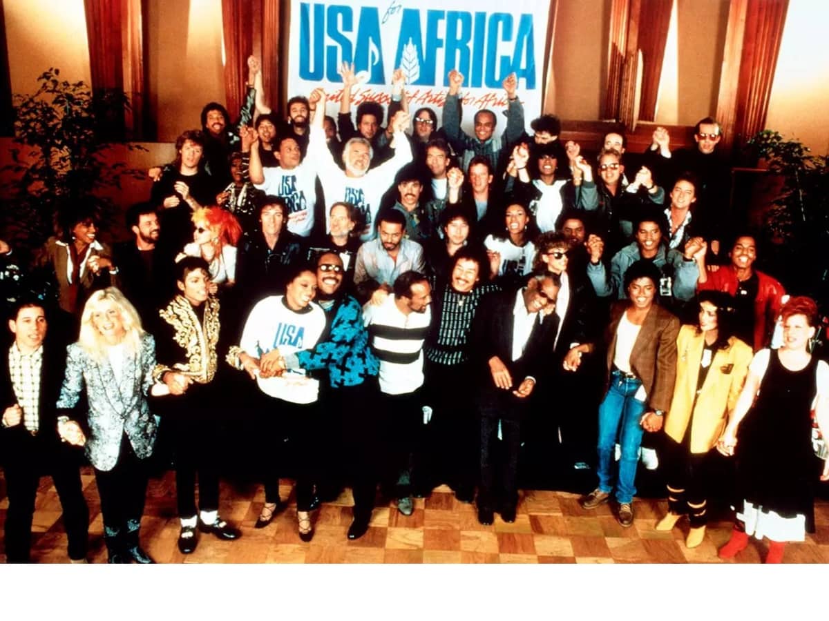 USA for Africa We Are The World copertina