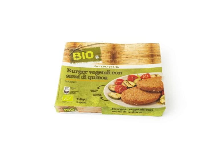 Pam&Panorama Bio_Burger vegetali bio surgelati con semi di quinoa