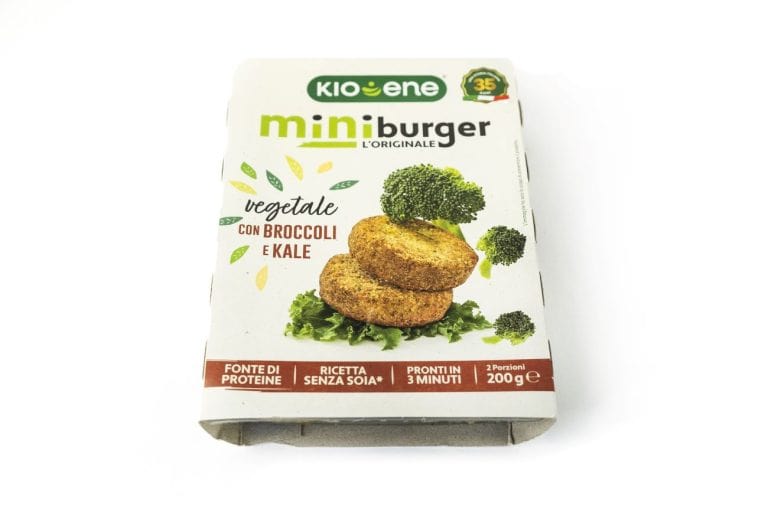 Kioene_Miniburger L'Originale vegetale con broccoli e kale