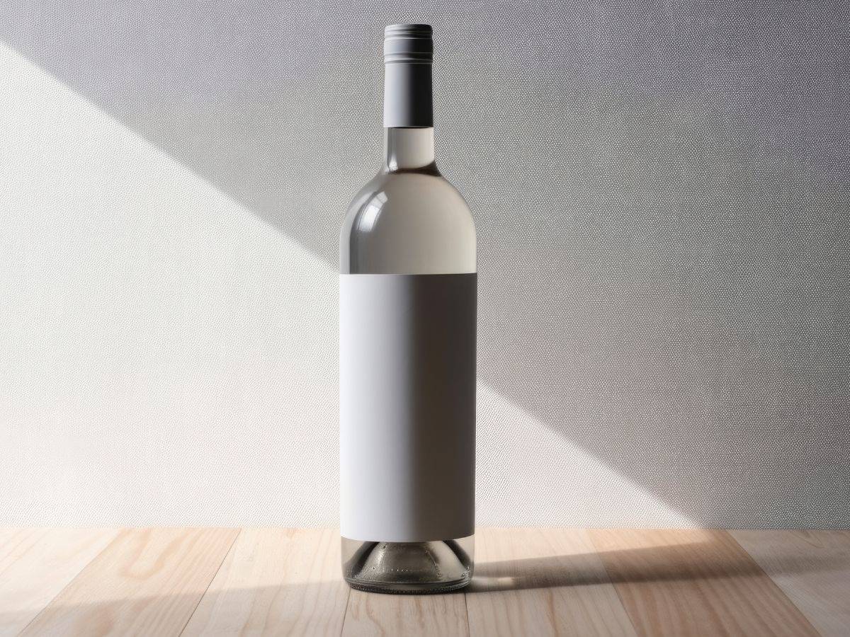 bottiglie vino trasparenti