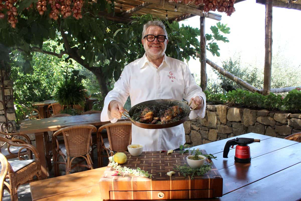 Peppe Guida e il suo pollo arrosto