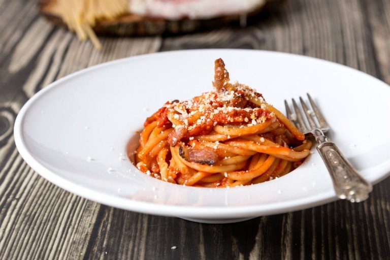 Un piatto di amatriciana