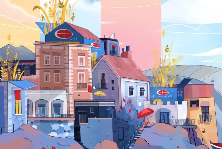 Barilla|Barilla Ale Giorgini illustrazione|Celina Elmi Barilla|Barilla Elisa Setzinger|Giulia Conoscenti Barilla|Massimiliano di Lauro Barilla|Fusilli