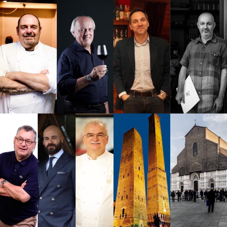 I protagonisti della cena evento di piazza Maggiore a Bologna|Bologna