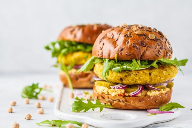 hamburger di ceci vegani
