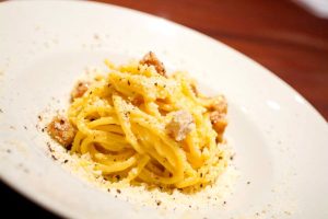 Carbonara. Foto di Alberto Blasetti|Nascita della carbonara di Marco Martini