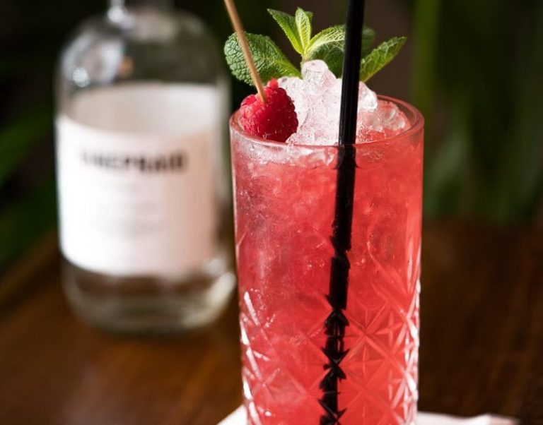 Un cocktail al lampone