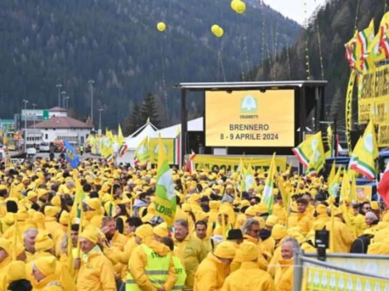 Coldiretti - presidio al Brennero - 8 aprile 2024|Coldiretti - presidio al Brennero - 8 aprile 2024