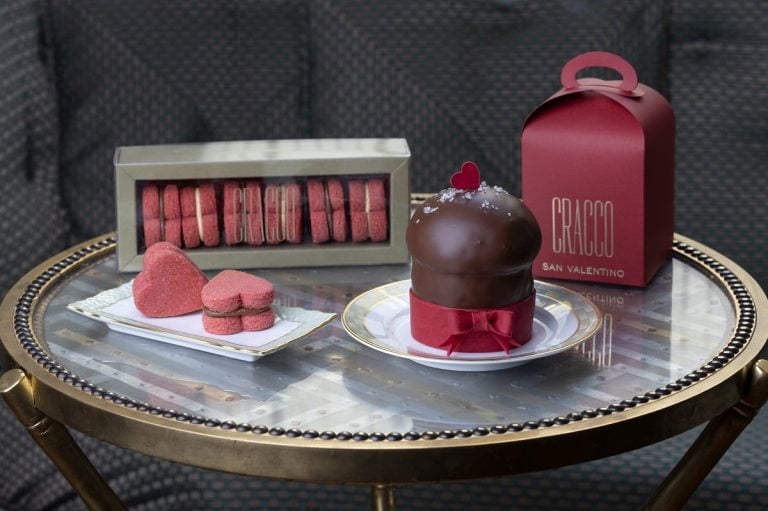 Una confezione di Baci di Cracco per San Valentino||