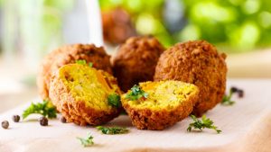 falafel|polpette di soia|polpette di melanzane|polpette di quinoa|falafel