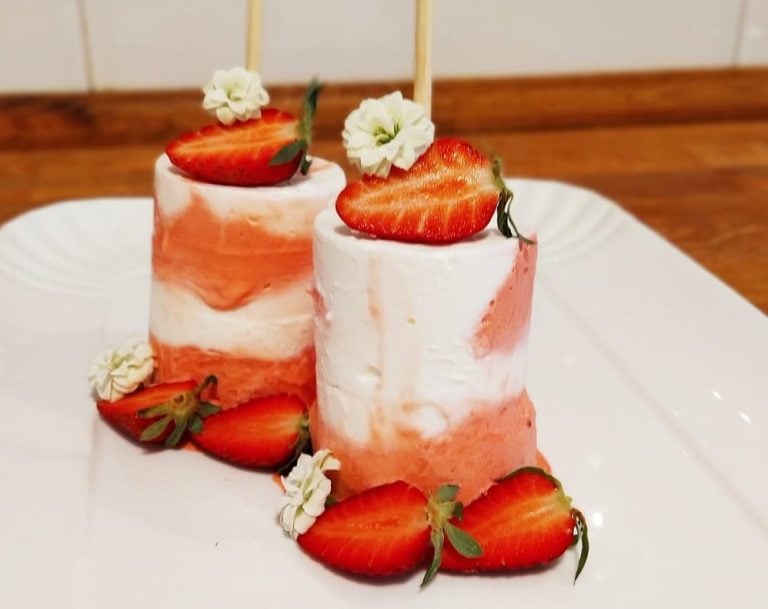 Due fior di fragola homemade|Fragole