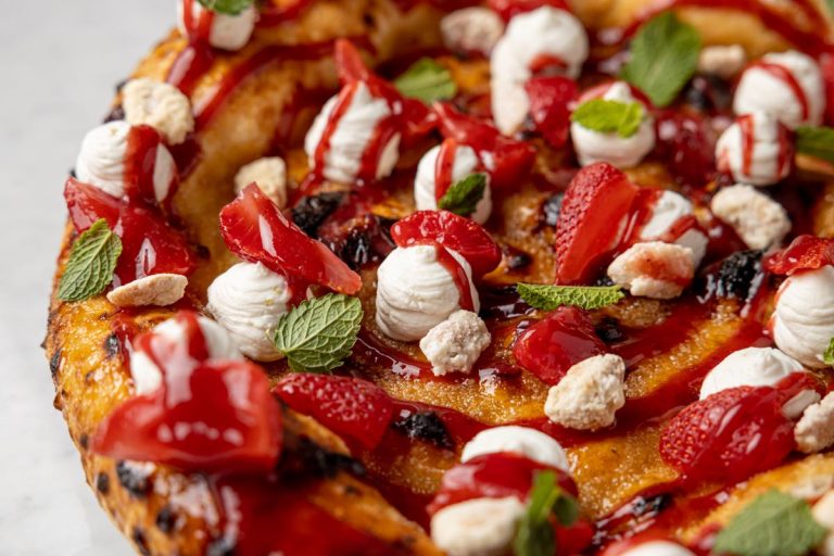 Come cambia il dessert in pizzeria. Fior di fragola di Pier Daniele Seu