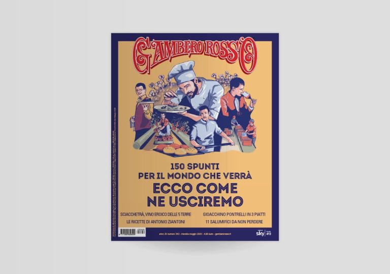 La copertina di maggio 2020 del Gambero Rosso