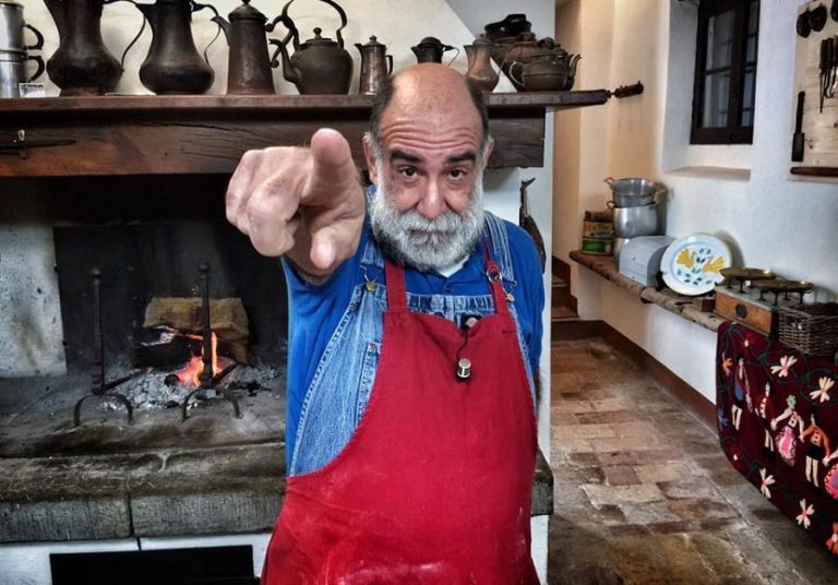 Giorgione nella sua cucina