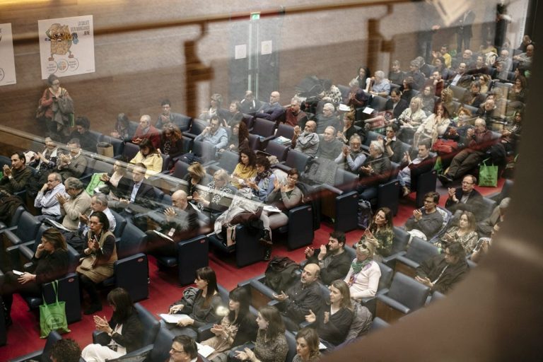 La platea del festival del giornalismo alimentare
