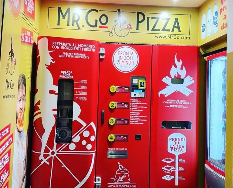 Distributore automatico di pizza|Distributore automatico di pizza|Mr.Go a Roma