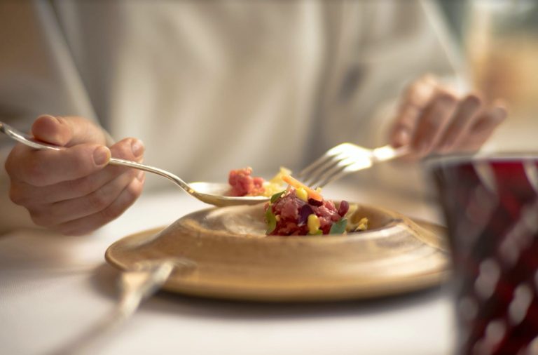 Un piatto in tavola a La Leggenda dei Frati