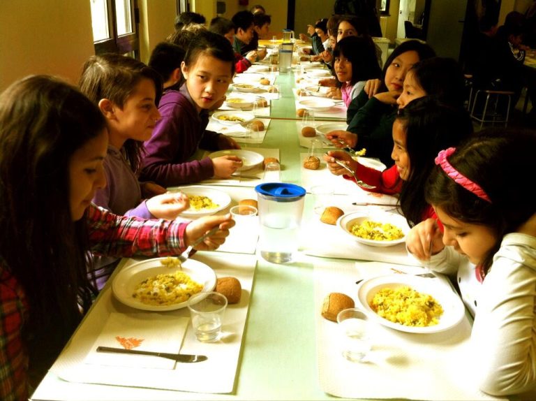 Bambini a mensa
