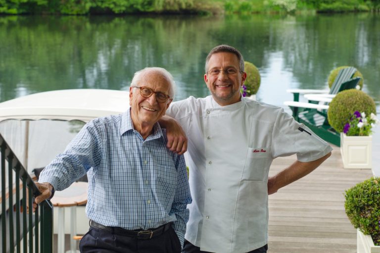 Michel Roux e suo figlio Alain|Il Waterside Inn di Bray
