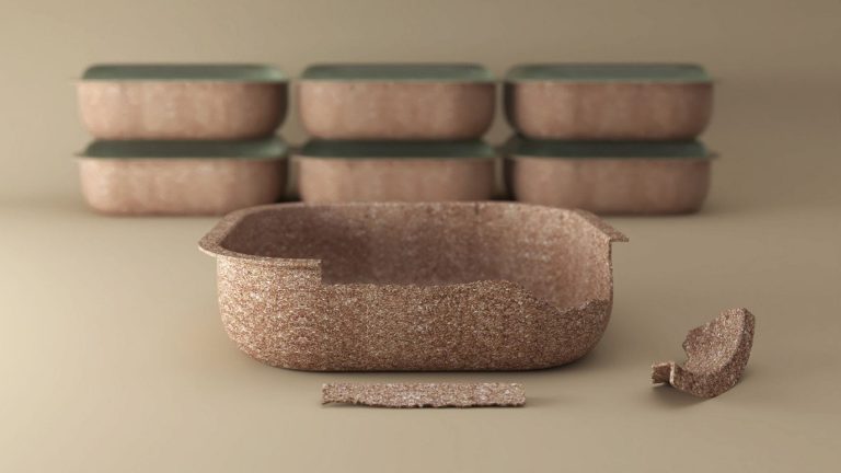 Vaschette in buccia di grano