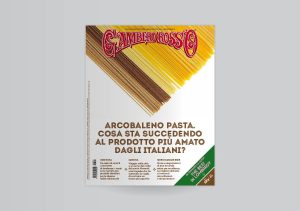La copertina del numero di agosto del Gambero Rosso