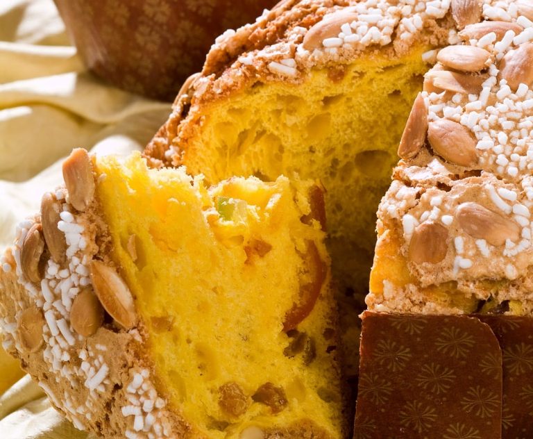 Il panettone glassato di Fagnola|Il panettone di AgriBiscotto|Il panettone del Cambio|Marcello Trentini e Massimiliano Prete con il panettone|Panettone glassato al cioccolato