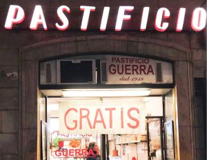 Pastificio Guerra a Roma - pasta gratis per tutti alla Vigilia
