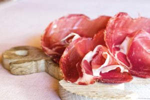 Tagliere con prosciutto di Parma