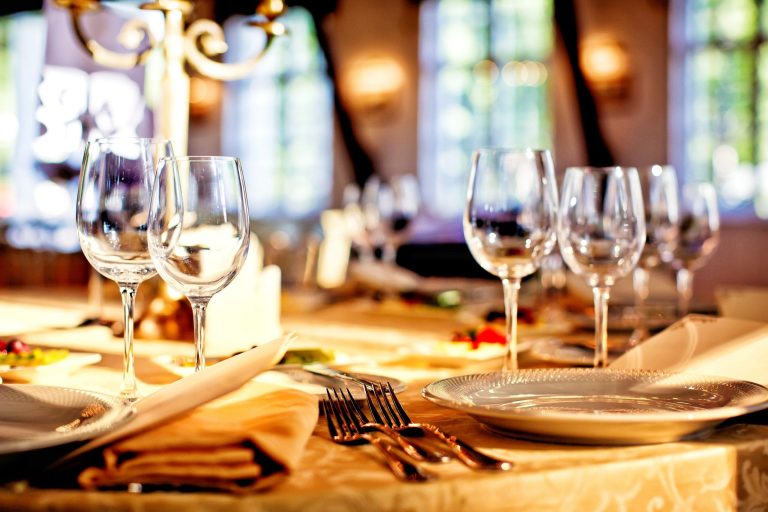 La mise en place di un ristorante