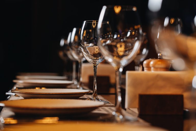 La mise en place in un ristorante
