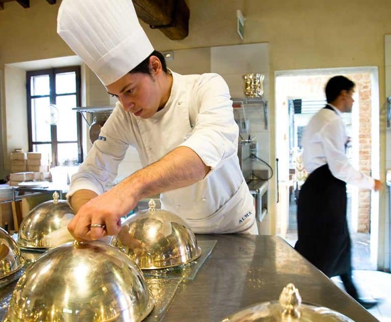 Antica Corte Pallavicina, il ristorante stellato (foto Francesca Bocchia)