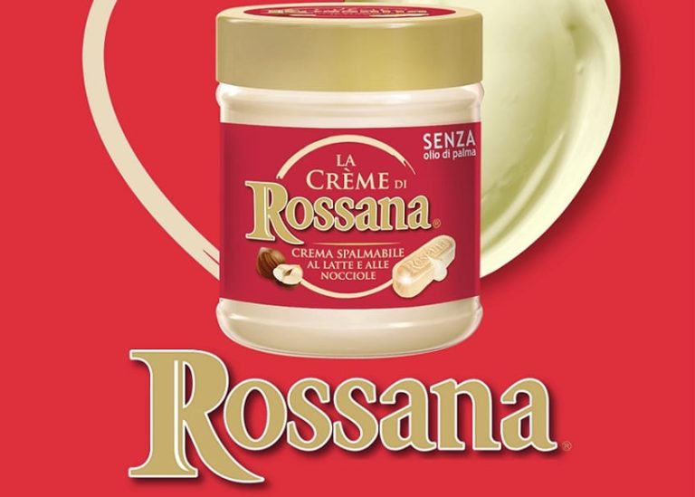 Il barattolo di crema spalmabile Rossana|