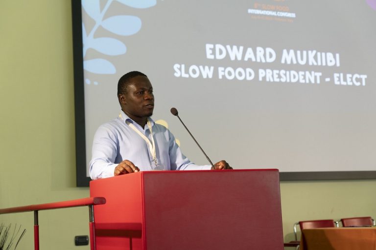 edward mukiibi presidente slow food|slow food carlo petrini|congresso slow food