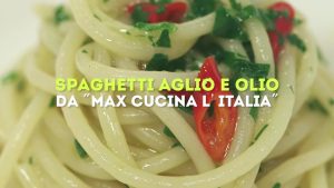 Spaghetti aglio olio e peperoncino