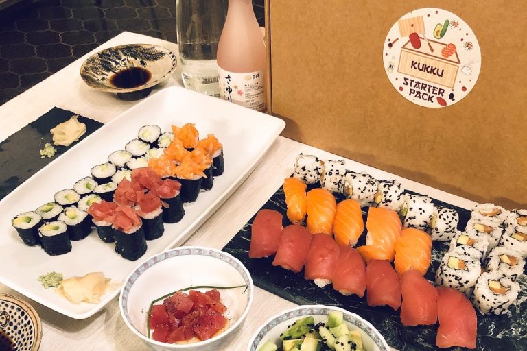 Il sushi di Kukku Riso Sushi|Il kit di Kukku Riso Sushi|Ventresca di tonno rosso|Un tonno intero nel lab di Koto Ramen|Il lab di Koto ramen