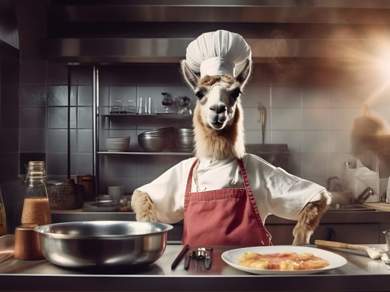 |Young beautiful chef woman wearing cooker uniform and hat standing over yellow background In hurry pointing to watch time