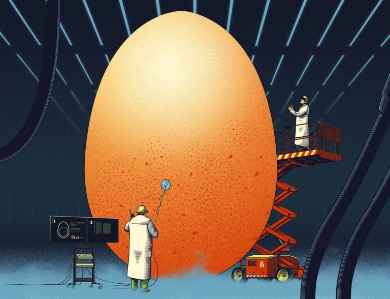 Disegno di Marcello Crescenzi|Le tagliatelle di soli albumi di Terry Giacomello|Il cyber egg di Davide Scabin|L'uovo embrionale di Massimo Bottura|Le tagliatelle al ragù di cortile di Franco Cimini|Gli spaghetti di tuorli di Ferran Adrià|L'uovo di Rene Redzepi|