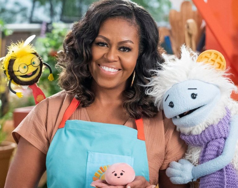 Michelle Obama nella serie Waffle+Mochi