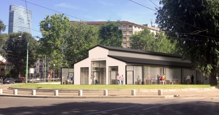 Il rendering del mercato di Zara