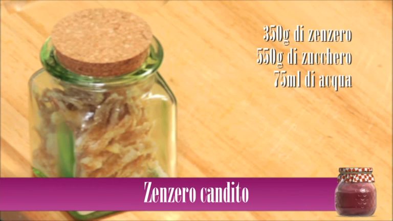 Zenzero candito