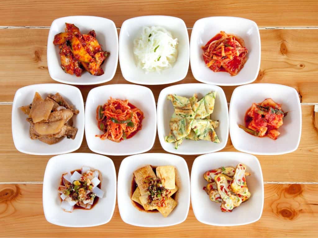 cucina sudcoreana: banchan, gli antipasti misti