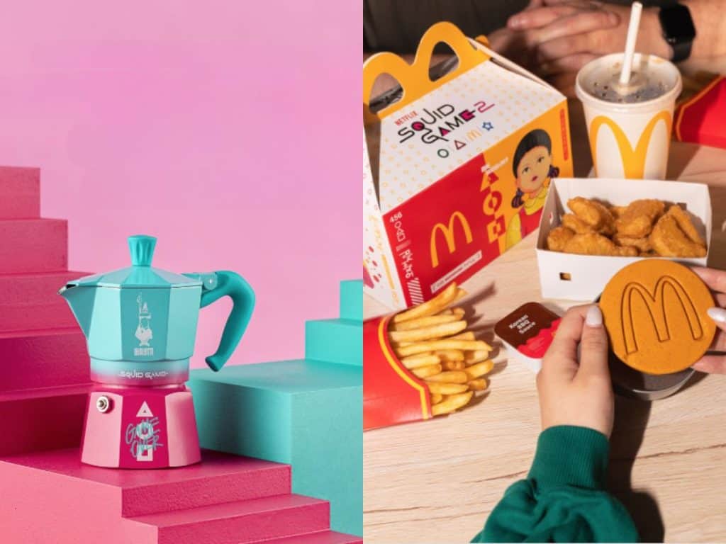 collaborazione squid game bialetti mcdonald's