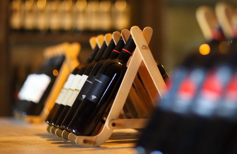 etichetta elettronica vino