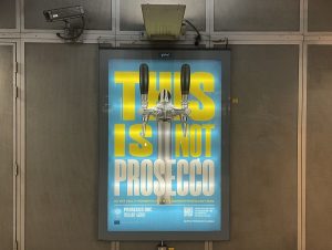 Prosecco - Westminster underground station|