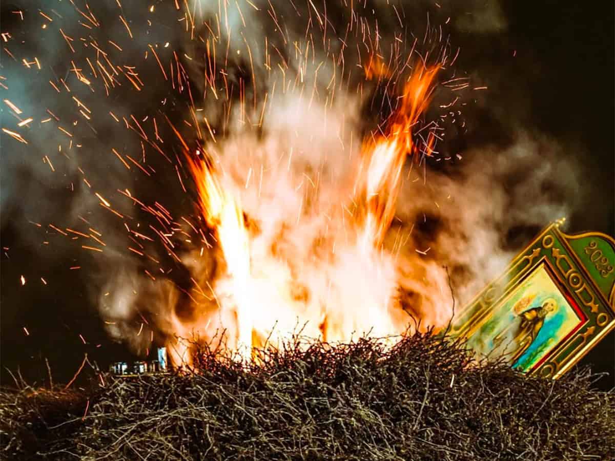 In Salento la potatura delle vigne dà vita al più grande falò d