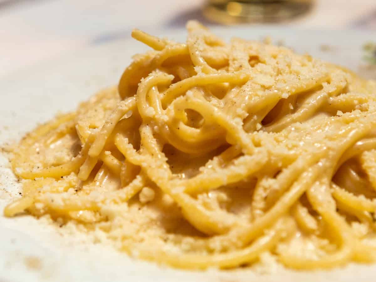 fisica cacio pepe senza