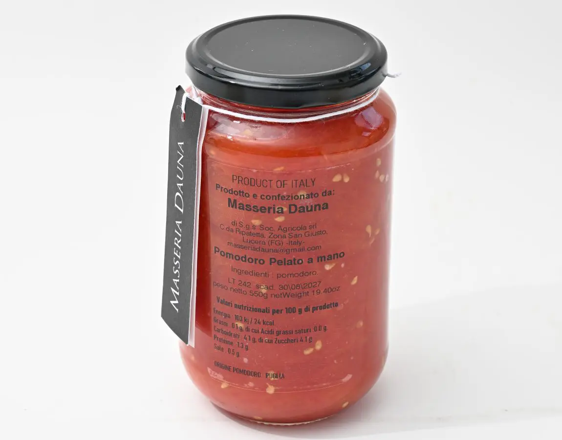 Pomodori Pelati Masseria Dauna