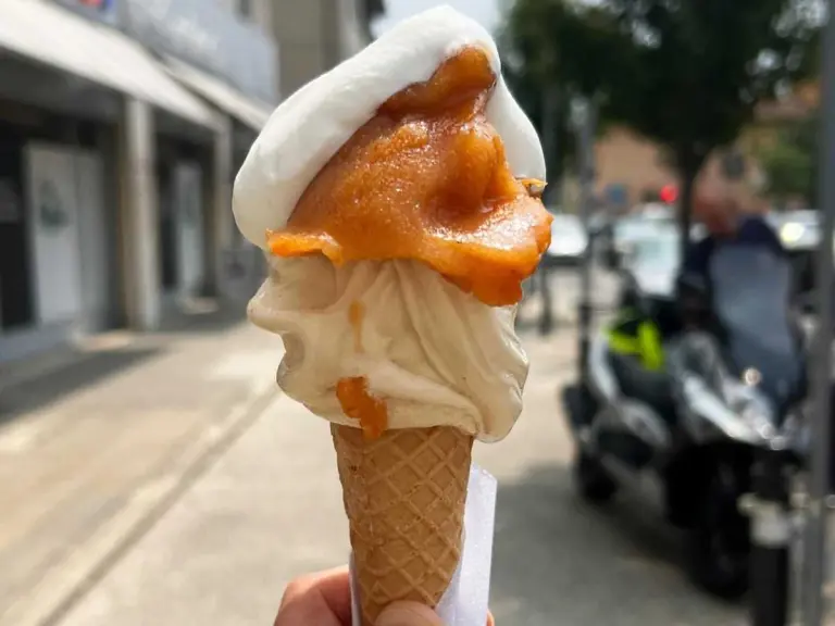 Cono gelato di Gelato Contadino a Bergamo